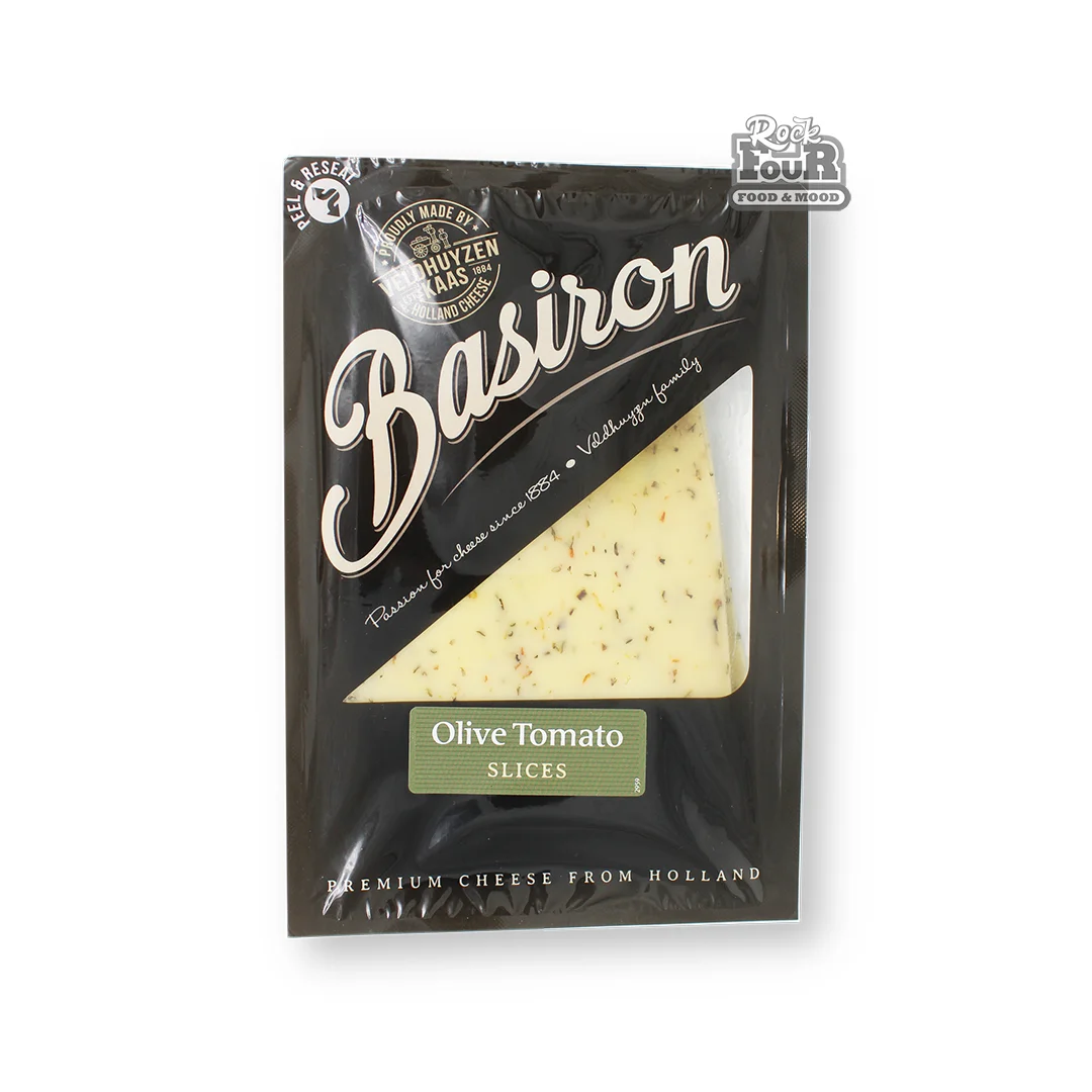 Cheese "Basiron Olive Tomato" slivered 150g